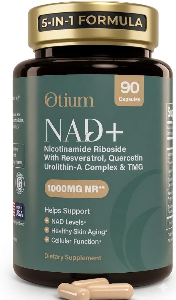Otium NAD+ — Cellular Energy & Healthy Aging Support | 90 Vegan Capsules