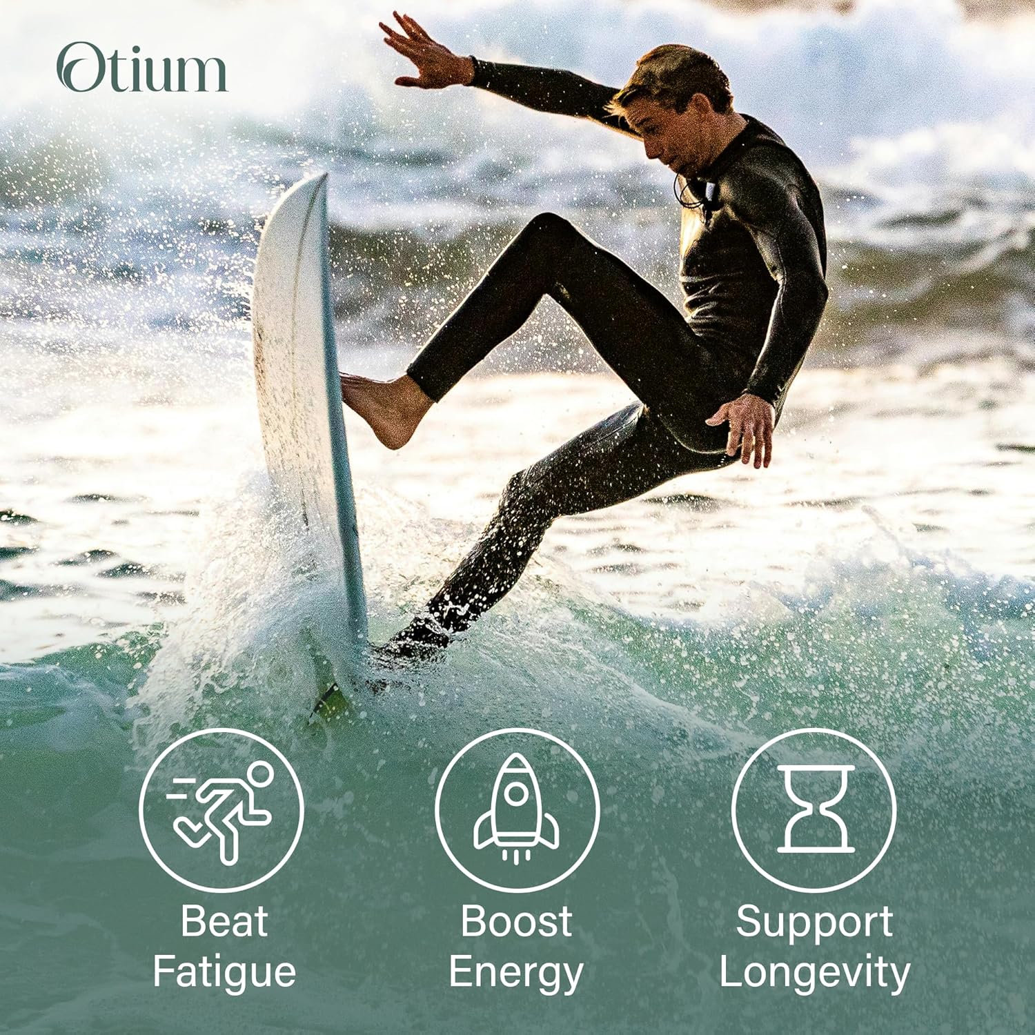 Otium NAD+ — Cellular Energy & Healthy Aging Support | 90 Vegan Capsules